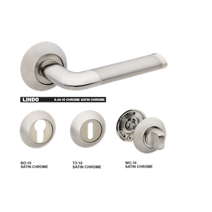 LINDO A-34-10 CHROME-SATIN CHROME
