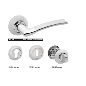 SLIM A128 CHROME-SATIN CHROME